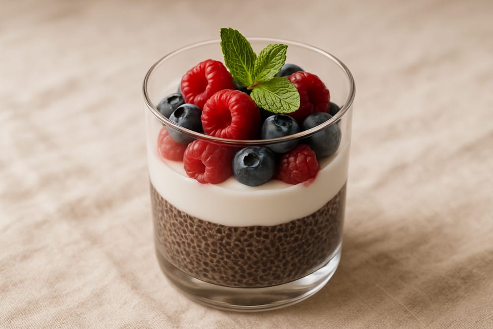 Beeren-Chia-Pudding